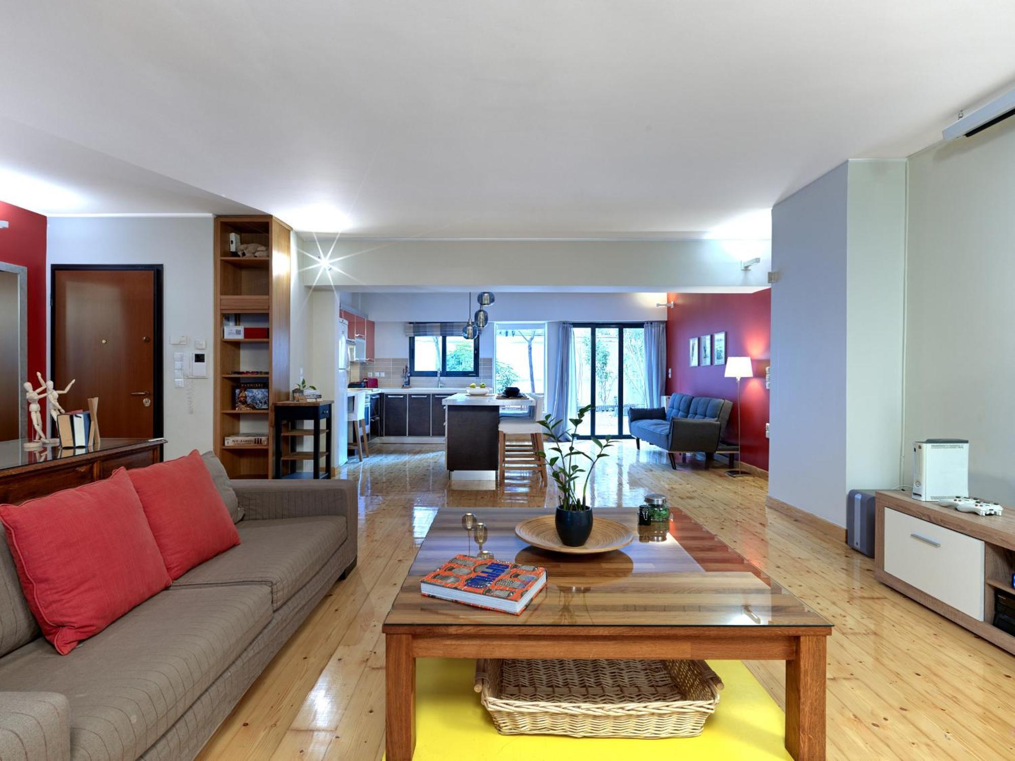 Koukaki Garden Escape Child Friendly Apartment アテネ エクステリア 写真
