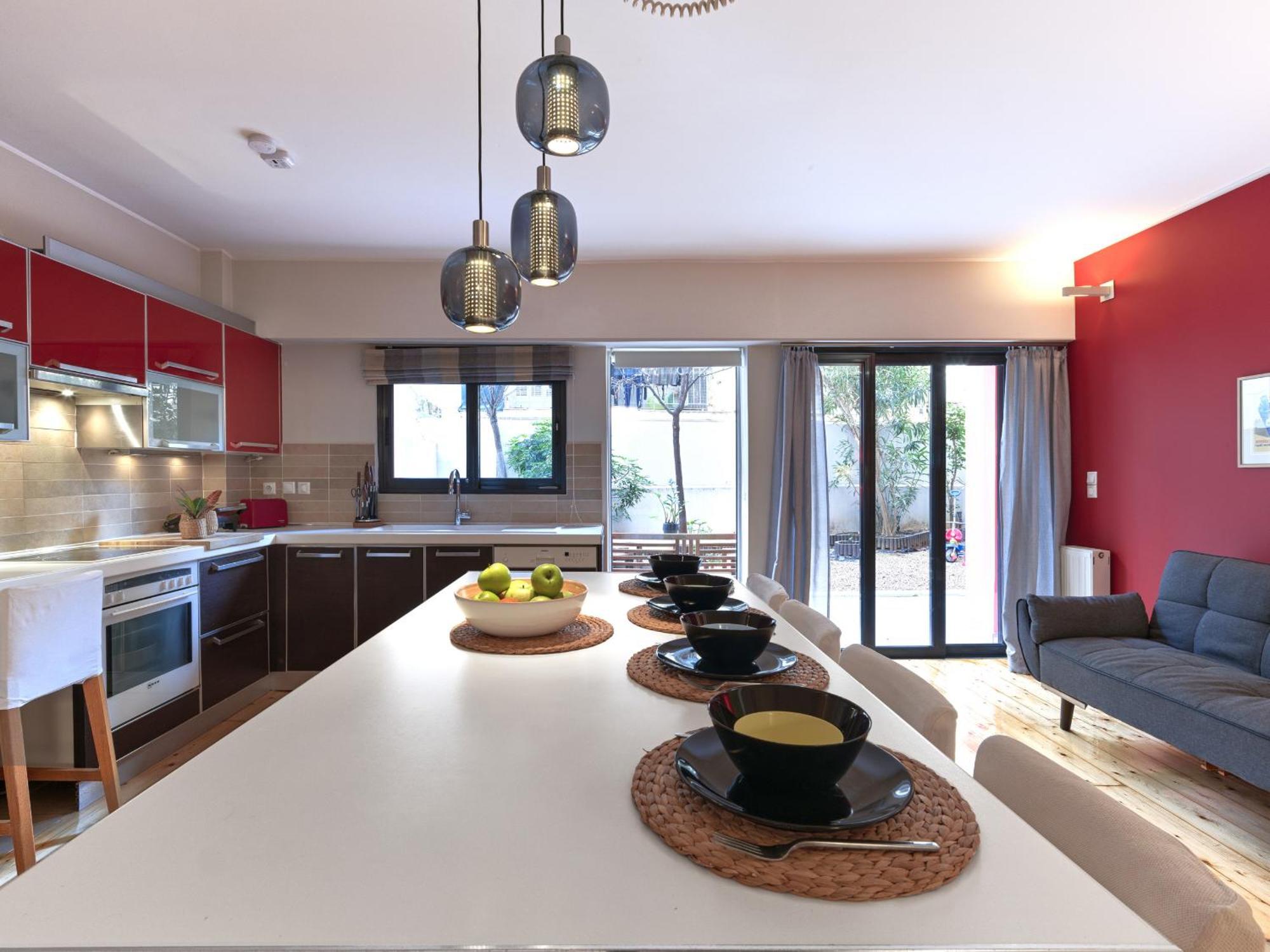 Koukaki Garden Escape Child Friendly Apartment アテネ エクステリア 写真